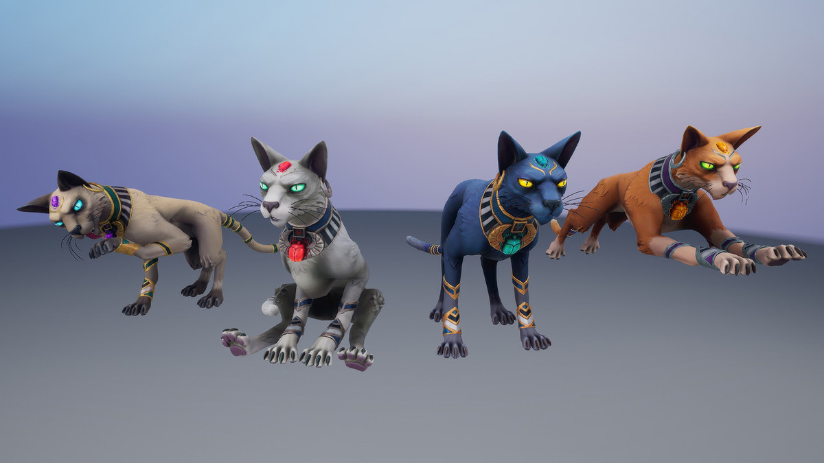 Stylized Egyptian Cat