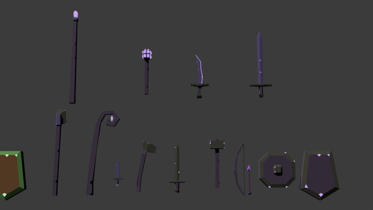 EmbersStorm- Magic Weapons & Shields Pack