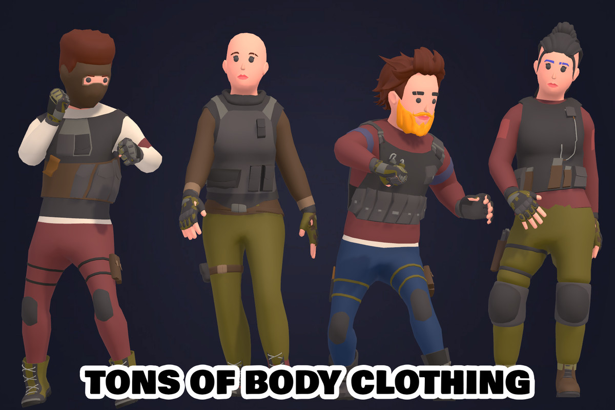 Customizable 3D Characters Ultimate Bundle