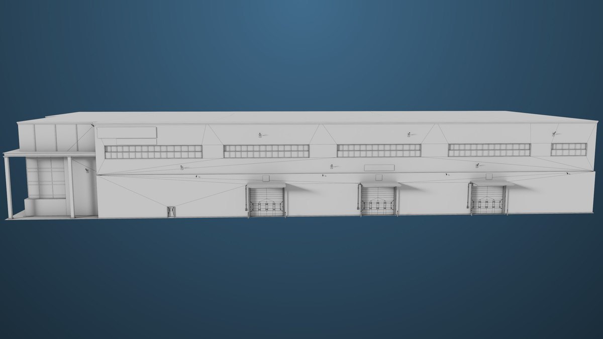 Logistic Cargo Warehouse Interior and Exterior URP HDRP Textures