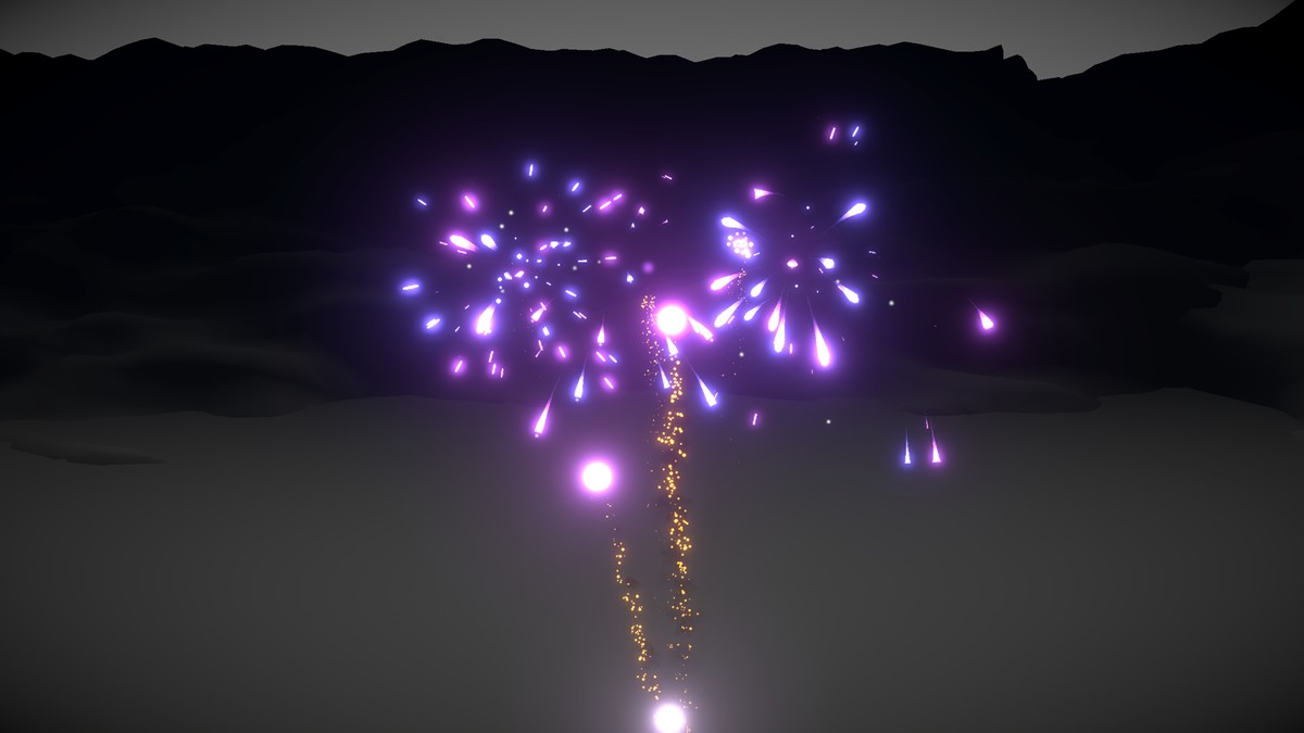 VFX Graph - Fireworks - Vol. 1