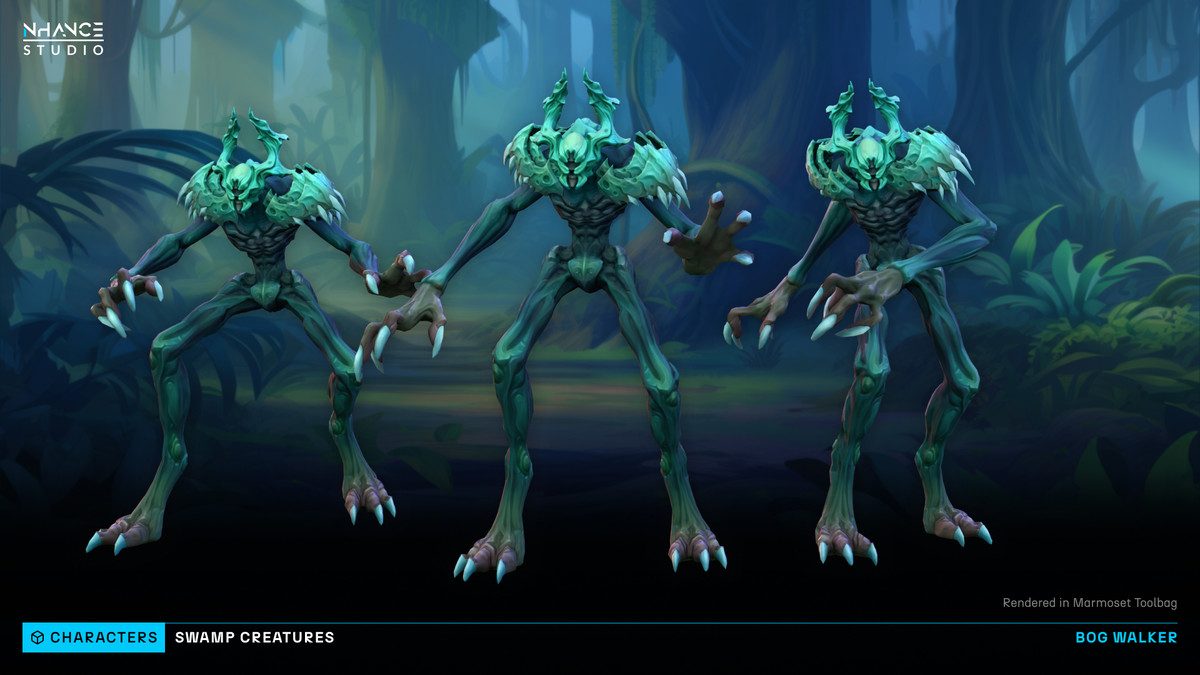 Stylized Swamp Creatures