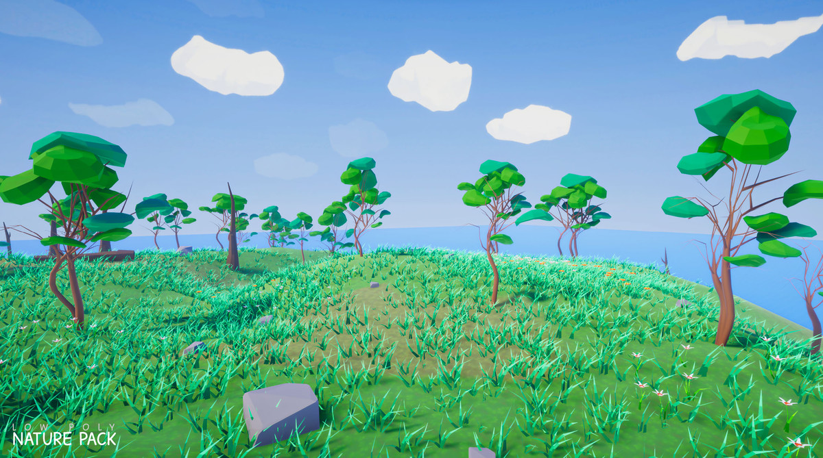 Low Poly Nature Biomes Pack