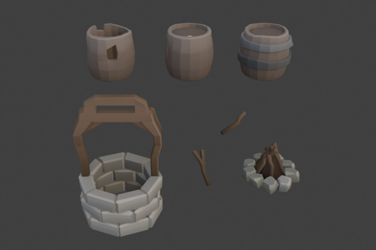 Low Poly Nature Biomes - 120+ Assets