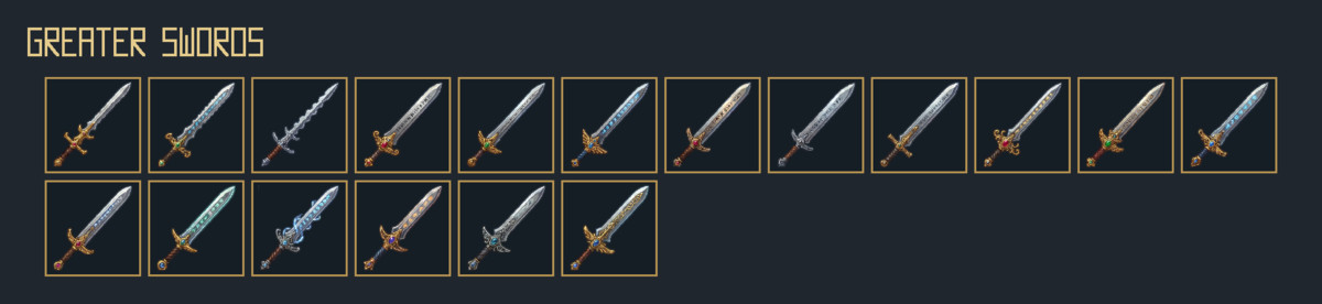 863 Weapon Icons – Mega RPG Weapon Pack