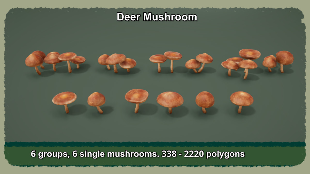 PIDI - COSY: Stylized Mushrooms Vol 2