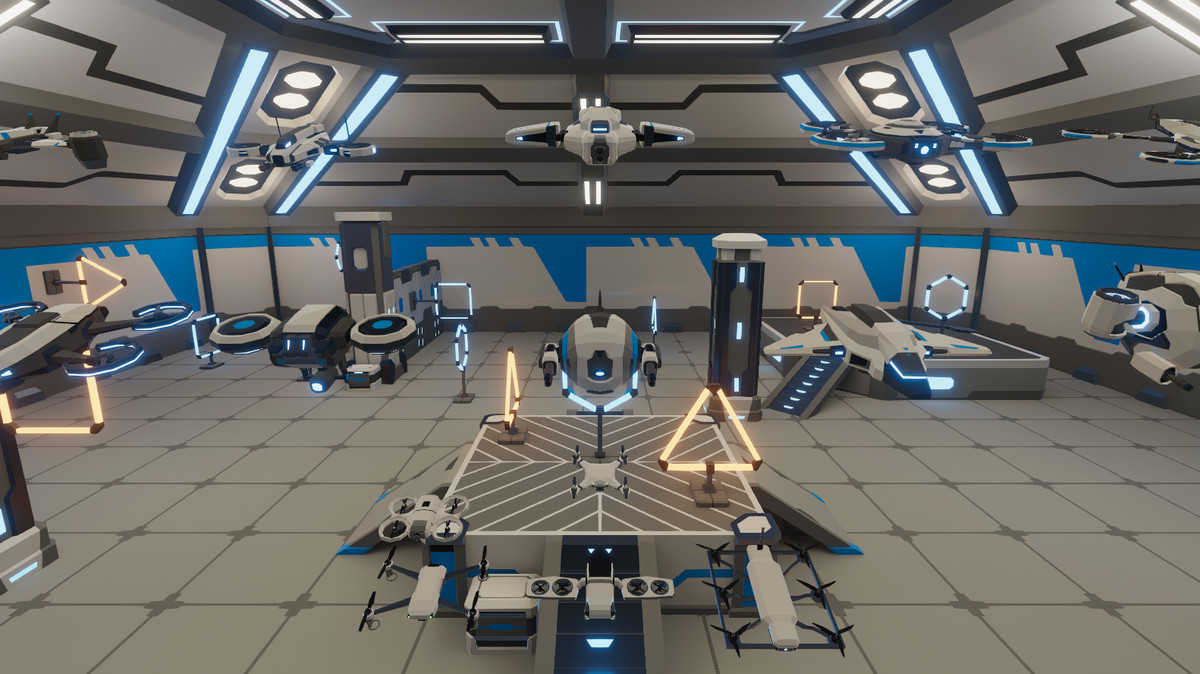 LowPoly Drone Arena