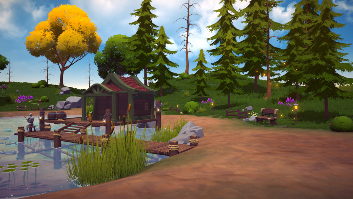 Lakeside–Stylized Nature Environment