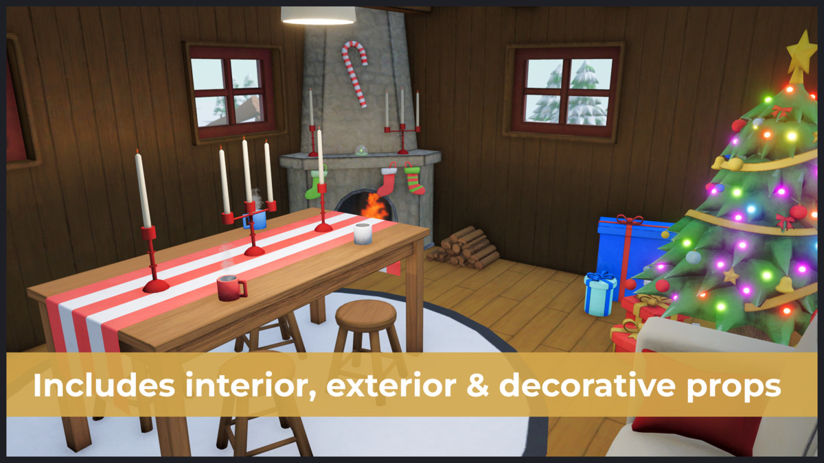 Winter & Christmas Low Poly Package