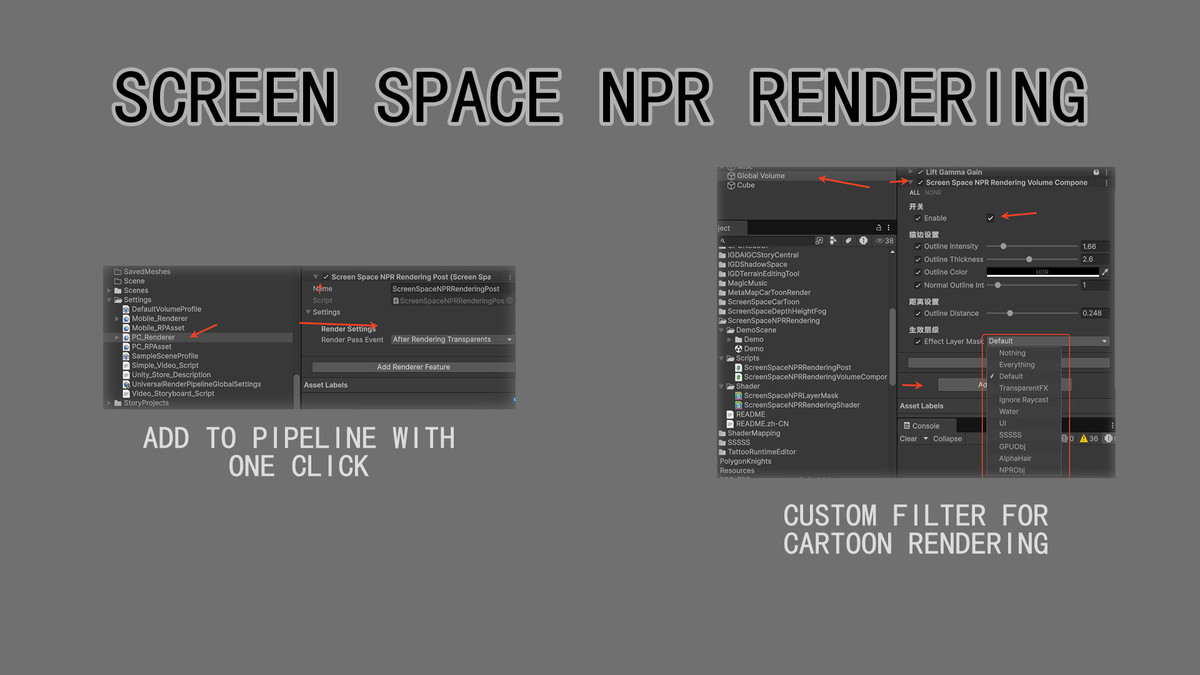 ScreenSpaceNPRRendering