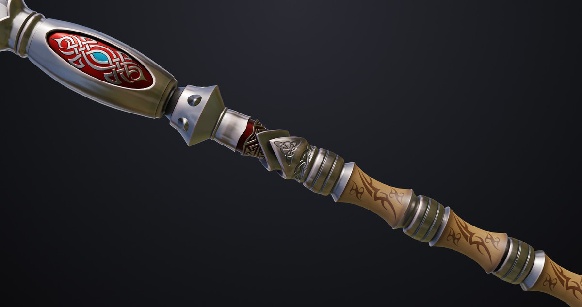 Battle Axe 05 URP HDRP Textures