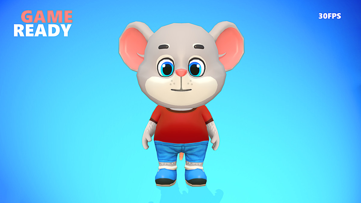 Mouse Rat Rodent Grey Animated