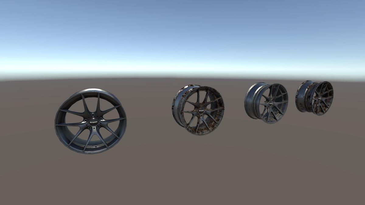 Kryxen Rim V1 - Titanium - Game Ready