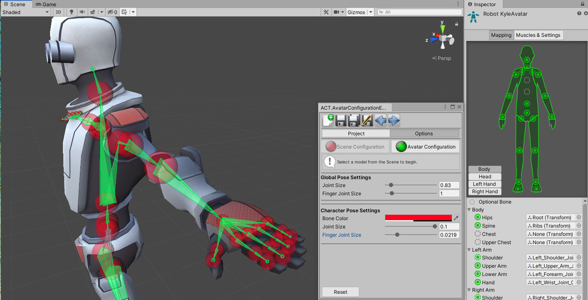 Avatar Configuration Tool