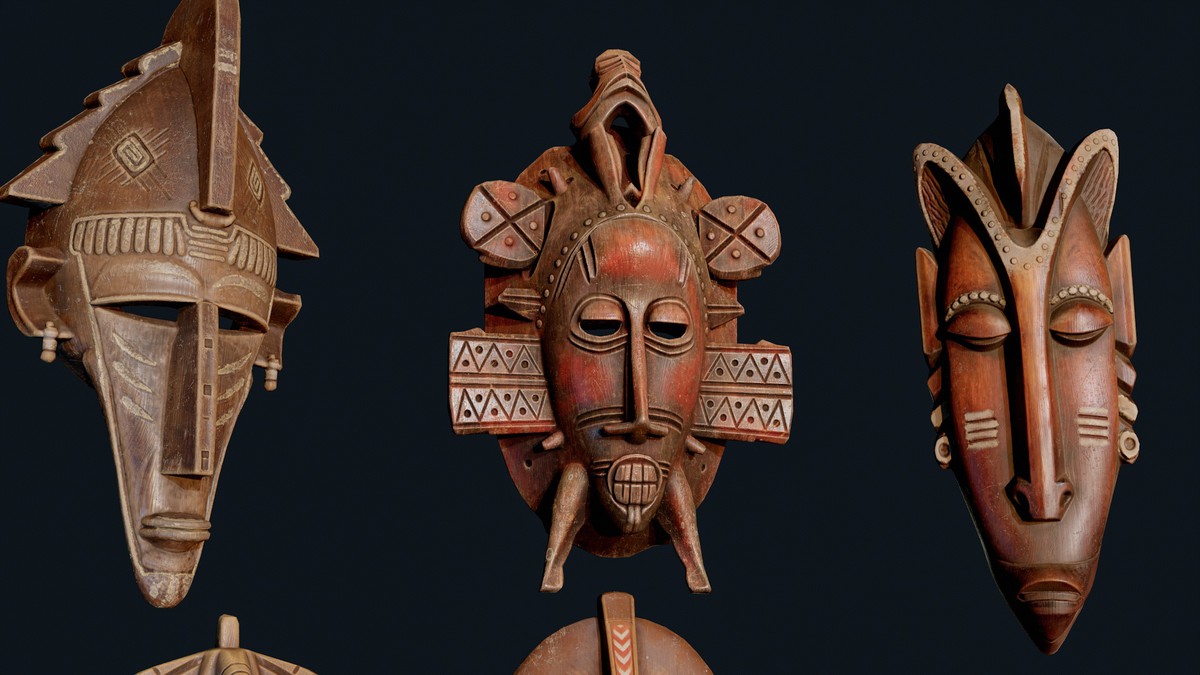 African Decor Masks