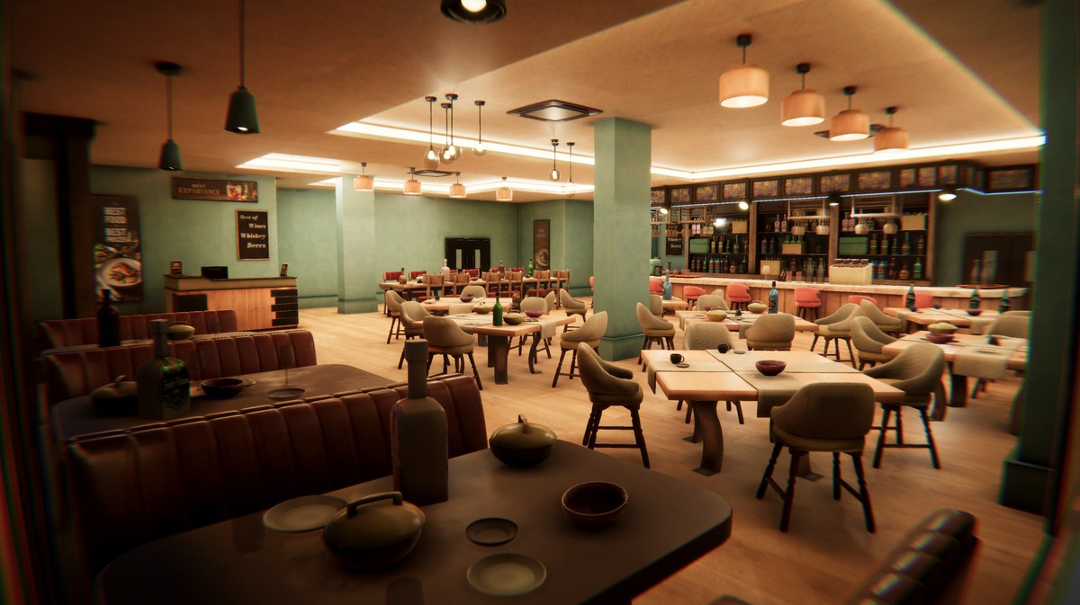 Restaurant & Bar 3d Modular Environment Pack
