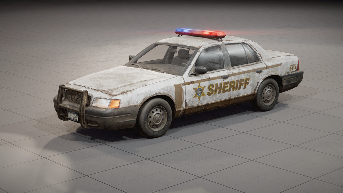 Abandoned Sedan - Taxi / Police / Sheriff