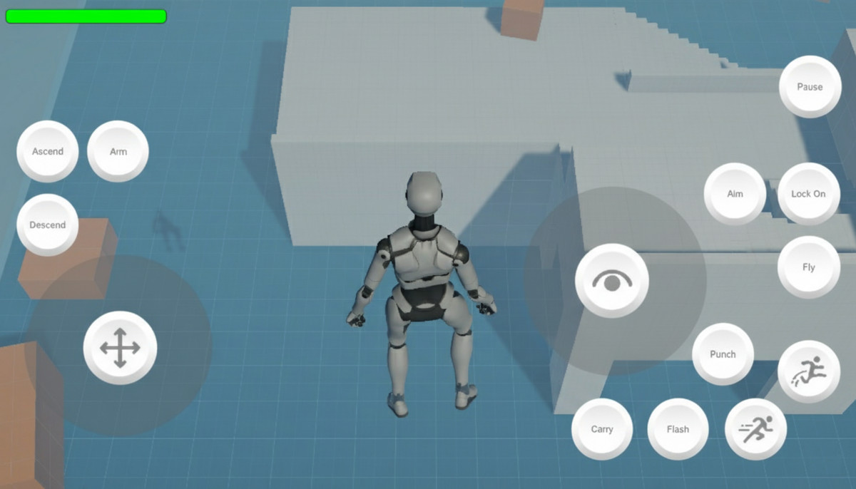 Starter Assets Third Person Controller Superman - Mobile