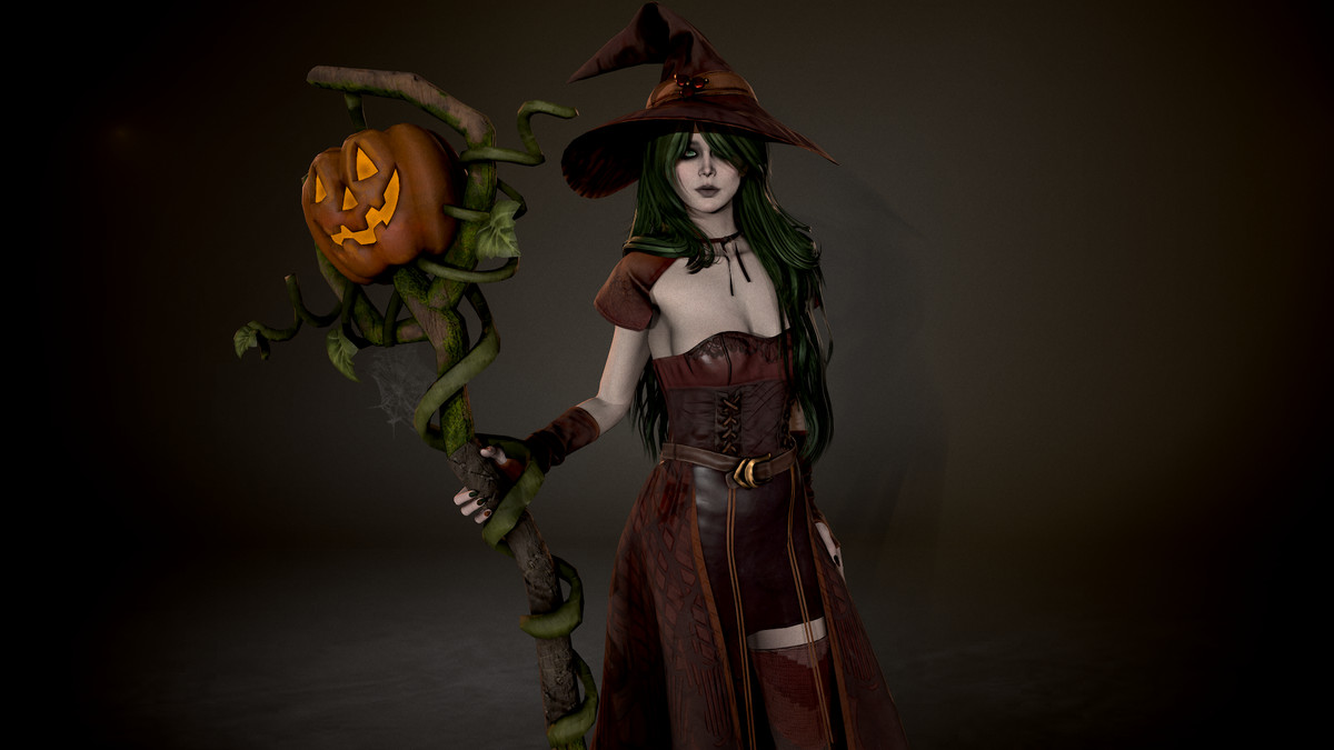 Witch 3D Character