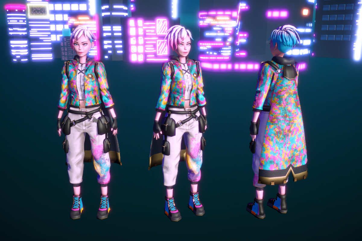 Stylized Sci-Fi Female Character