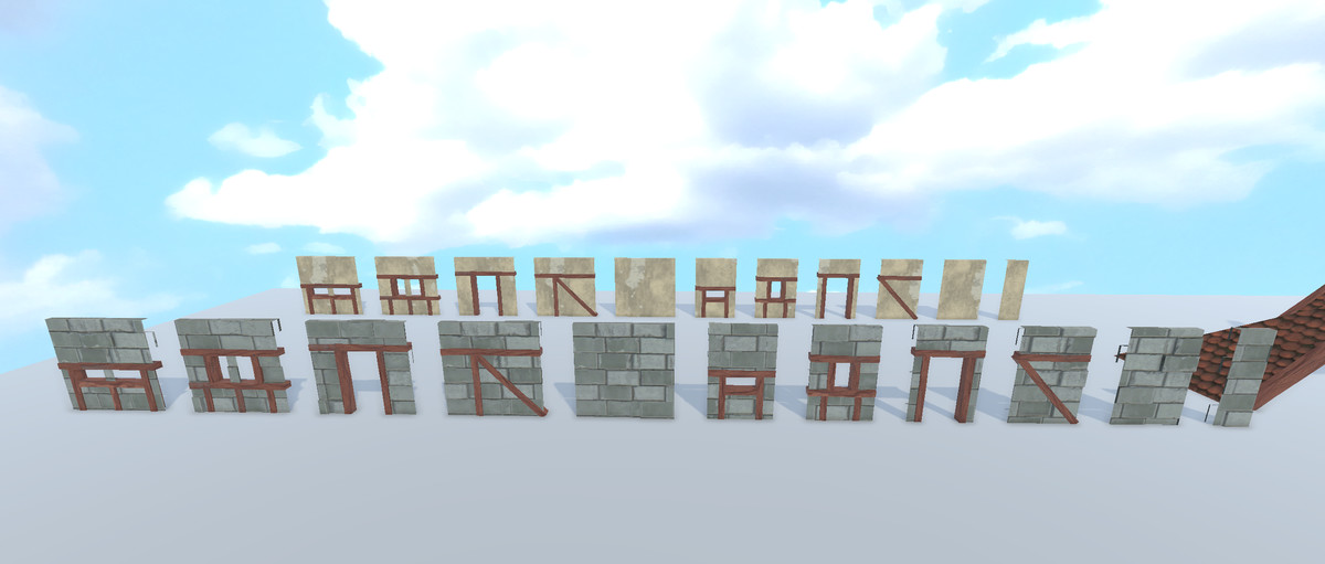 Modular Medieval House Pack