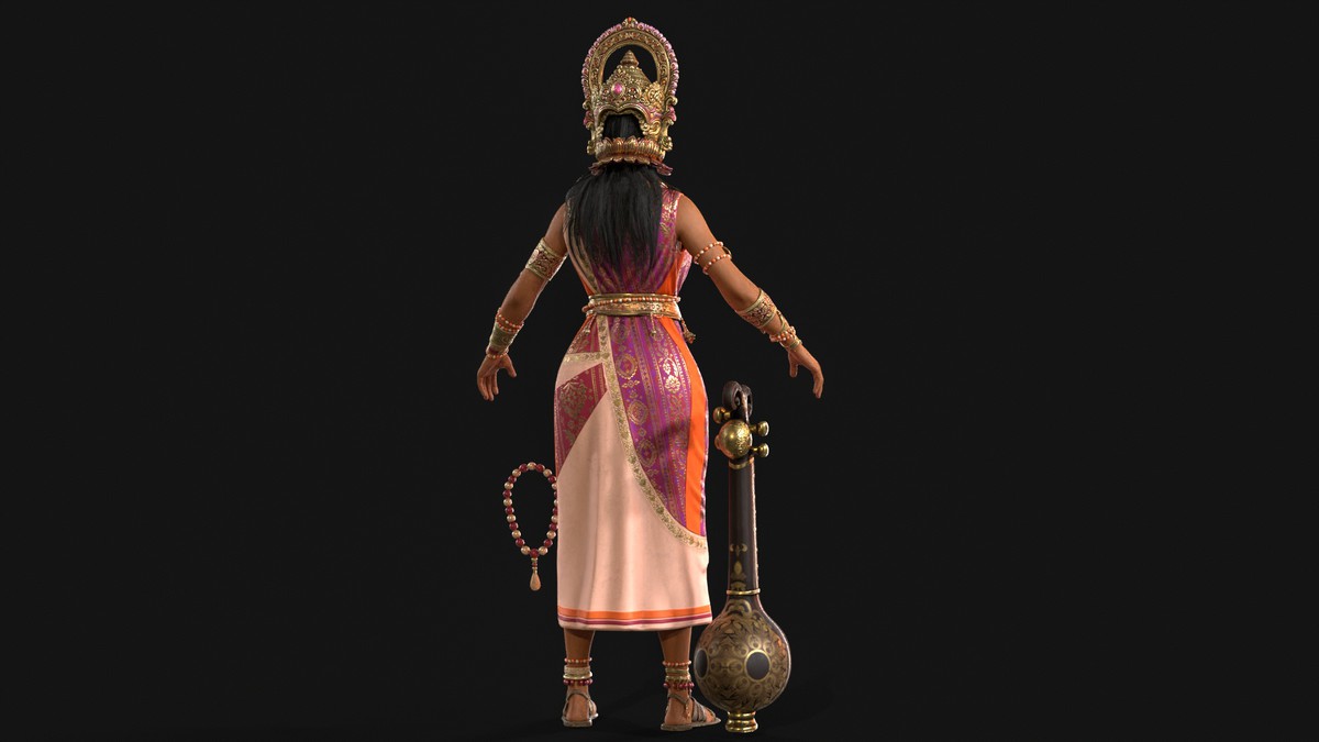 Indian Goddess Saraswati