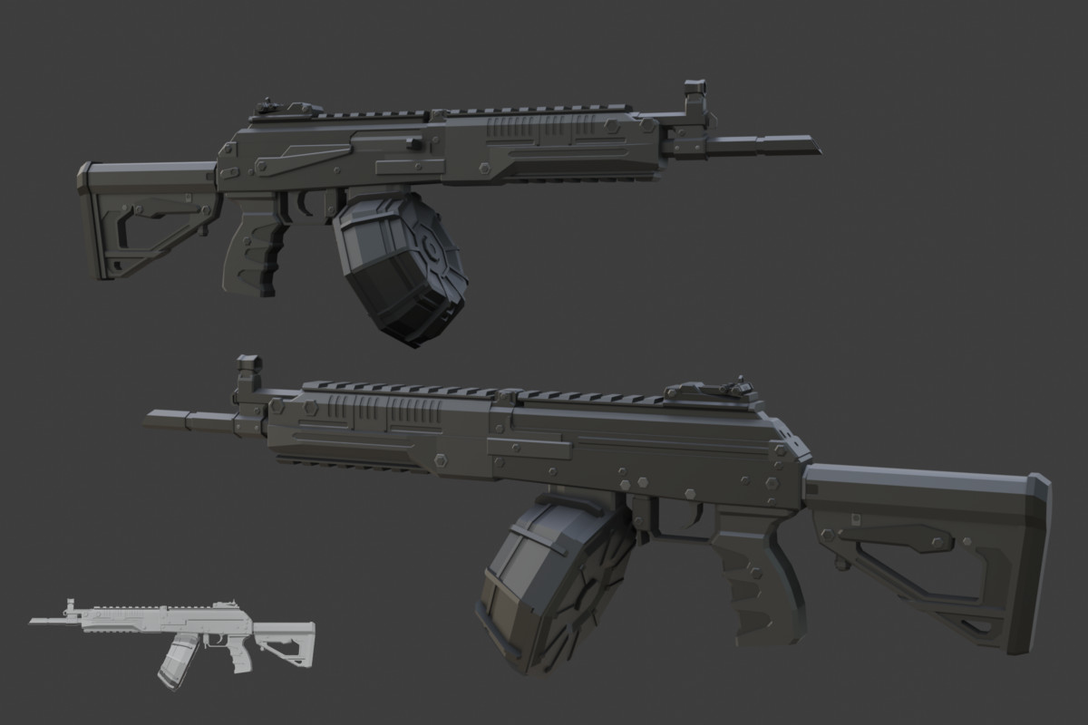 Low Poly Weapon Bundle Pack 3