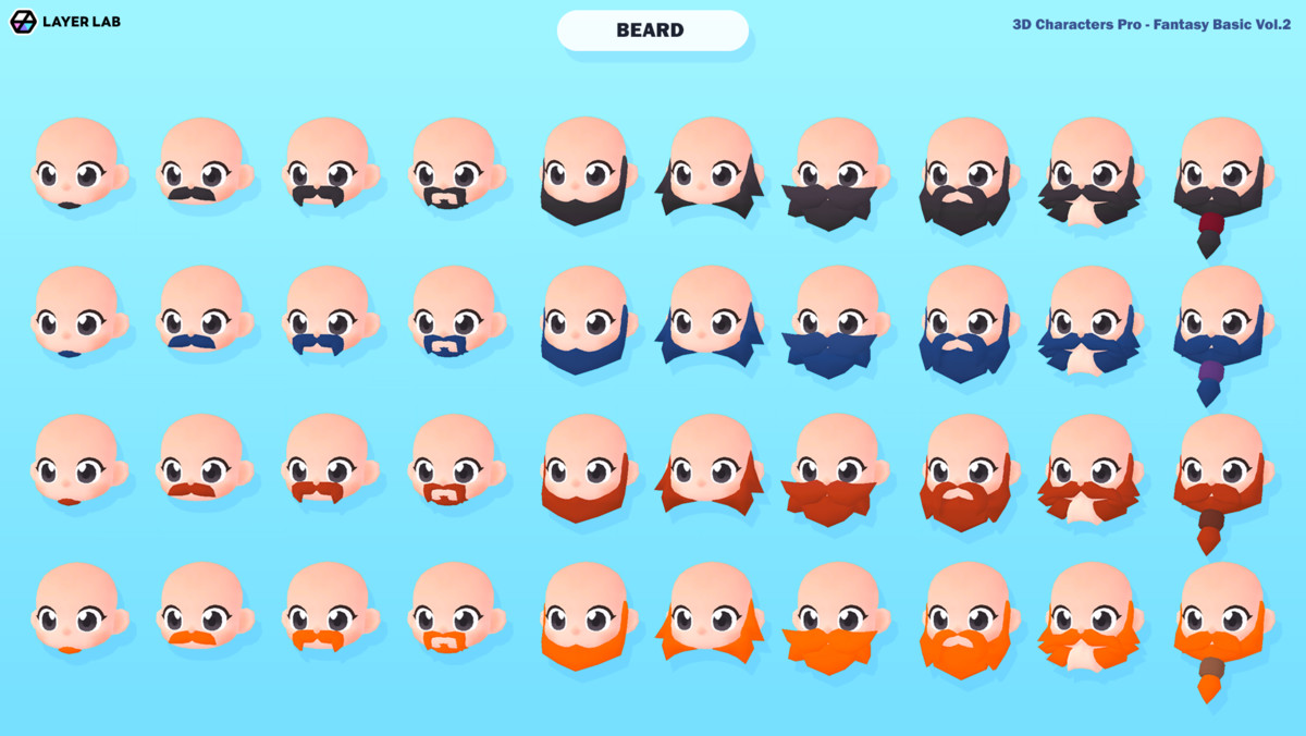 3D Characters Pro - Fantasy Basic Vol.2
