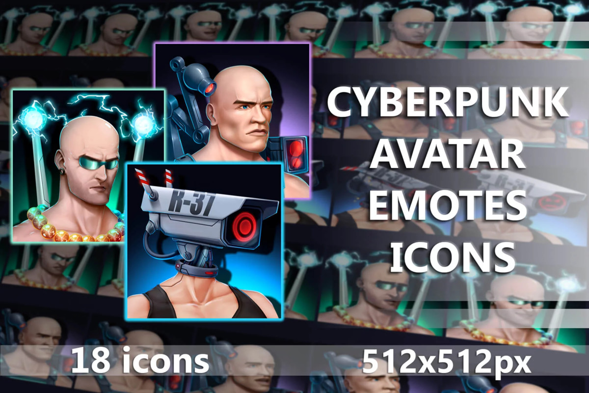 2700 Cyberpunk RPG Icons Pack