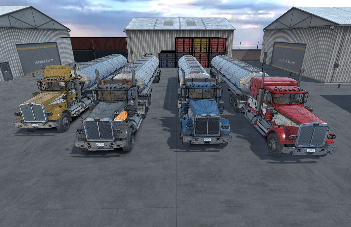 80s Semitruck Tanker