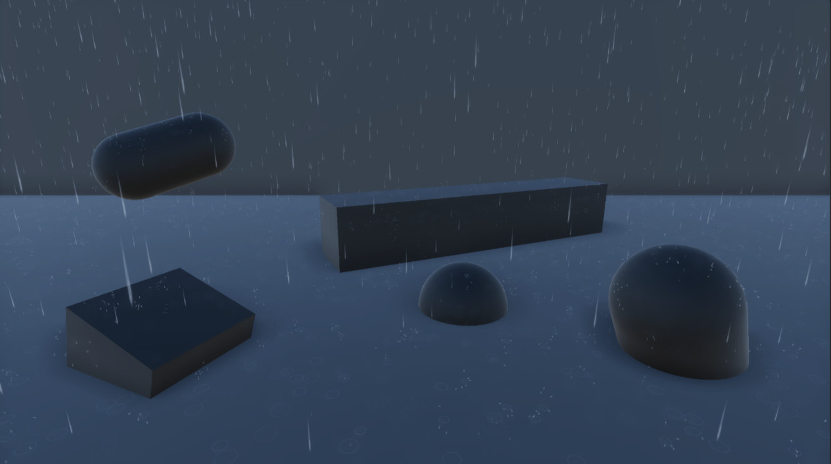 Rain VFX Graph System (URP & HDRP)