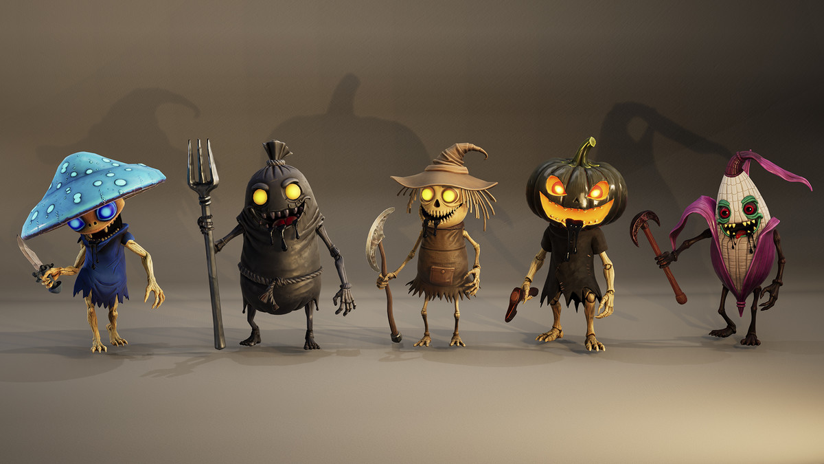Nightmare Harvest Monsters 1 – Stylized Character Pack (5 Characters, 15 Skins)