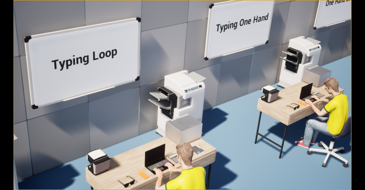 Office Worker Animation