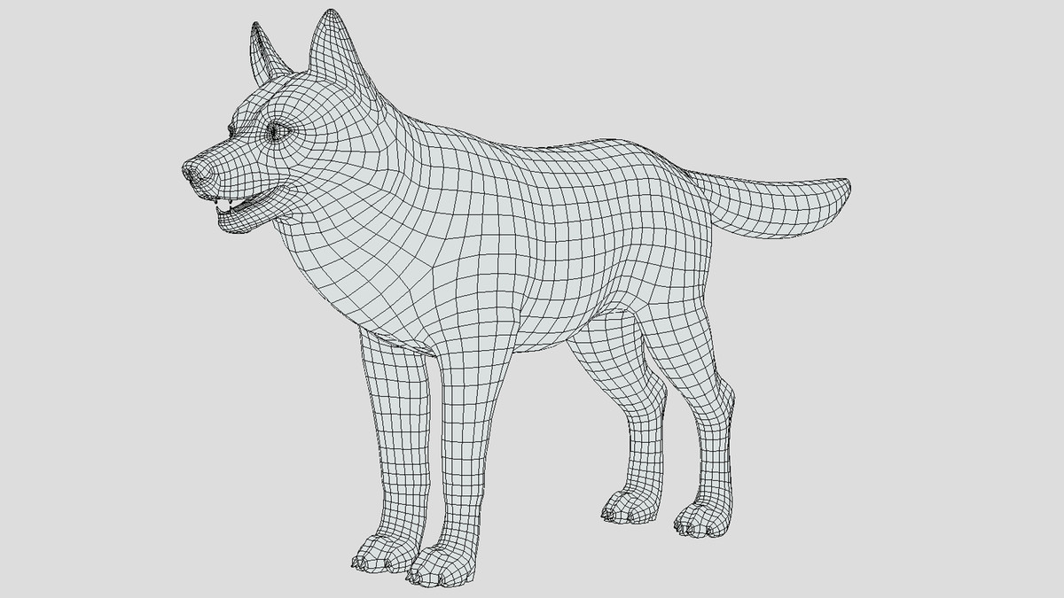 Cartoon - Wolf