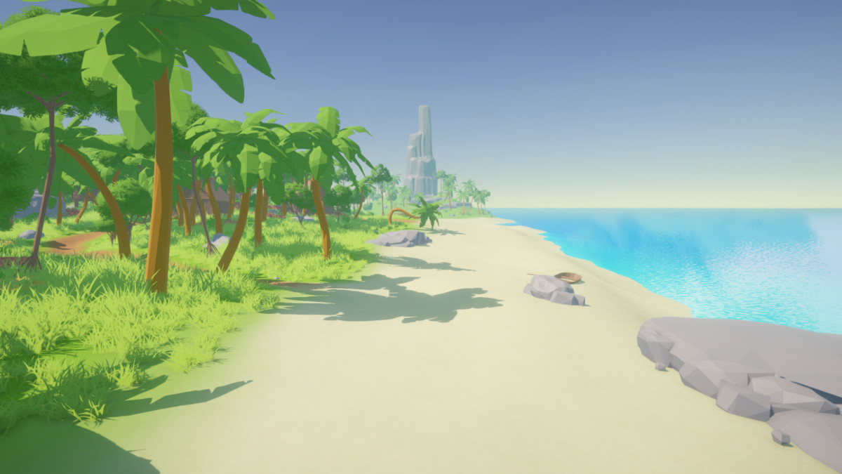 VERDANT Low Poly Tropical Island Modular Village