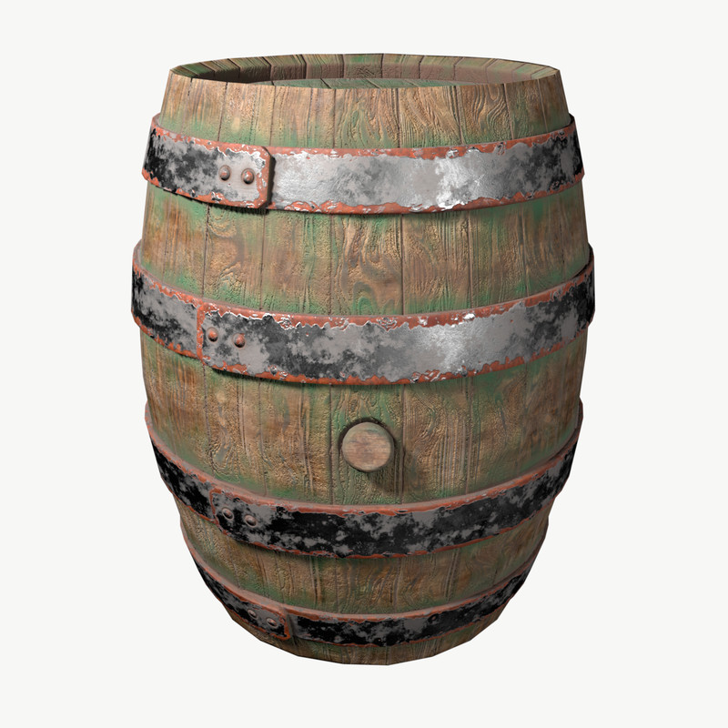 A versatile set of barrels with different textures