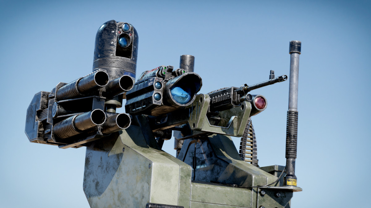 Rigged Military Drone