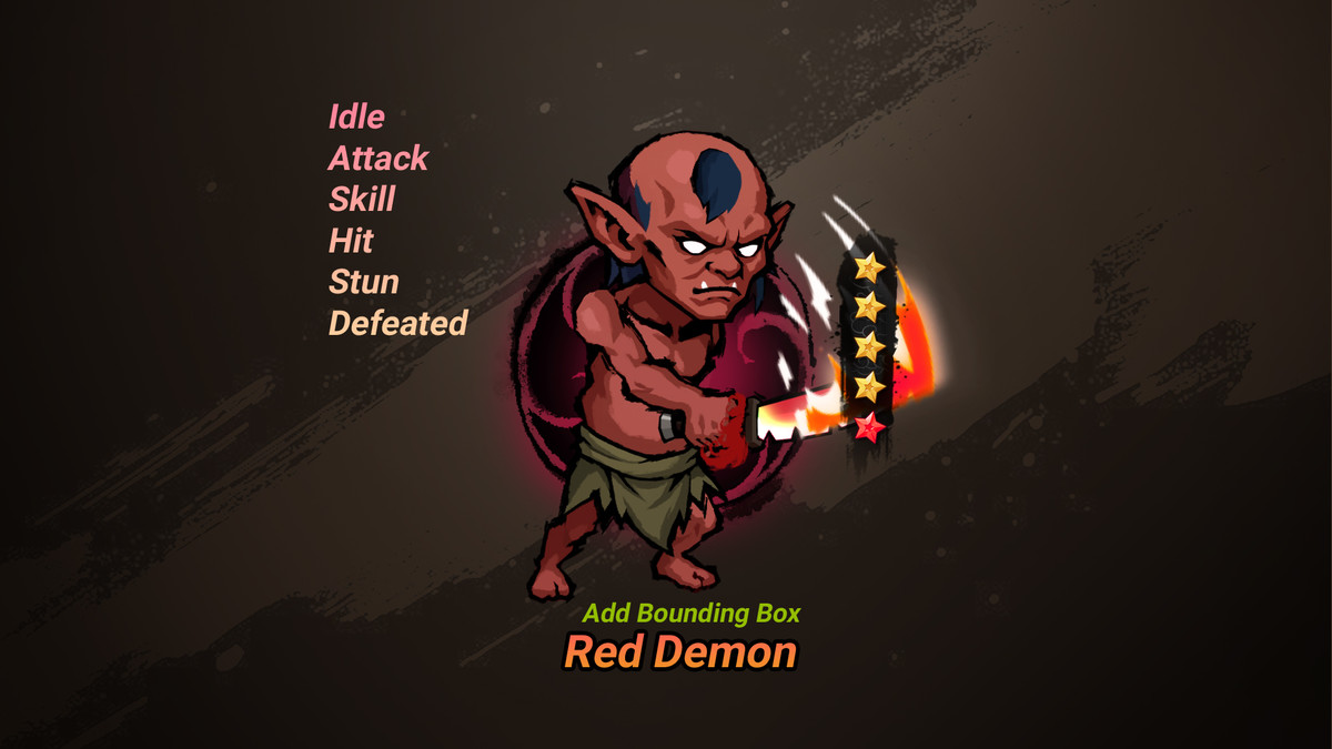 Red Demon_ 2D Character Spine Animation