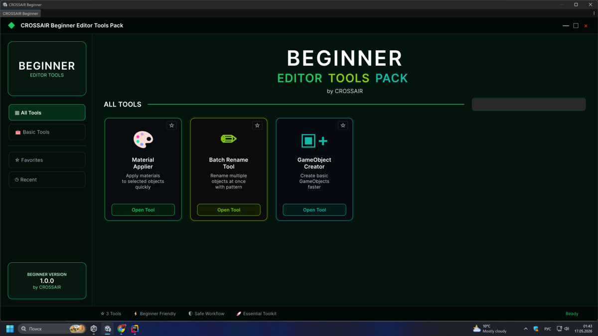 Beginner Editor Tools Pack