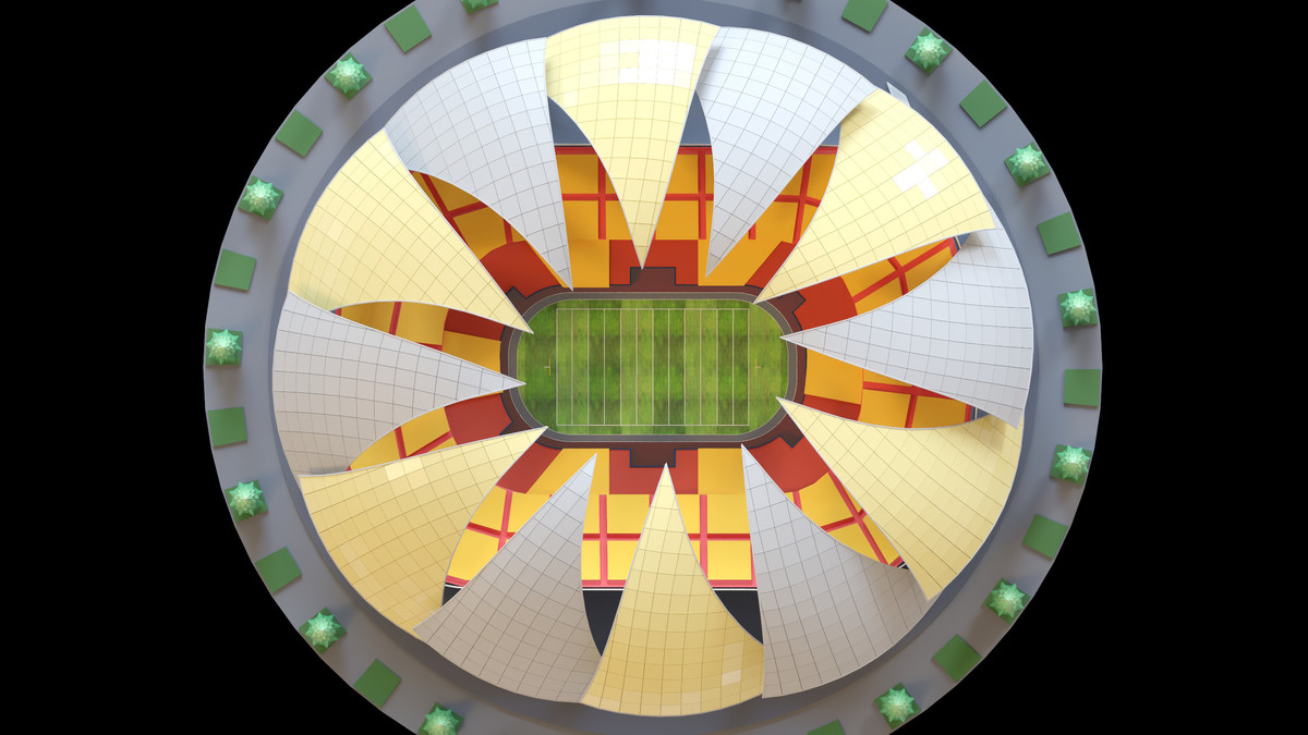 Stylised Sport Stadium Collection - 12 Low Poly Modular 3d Assets