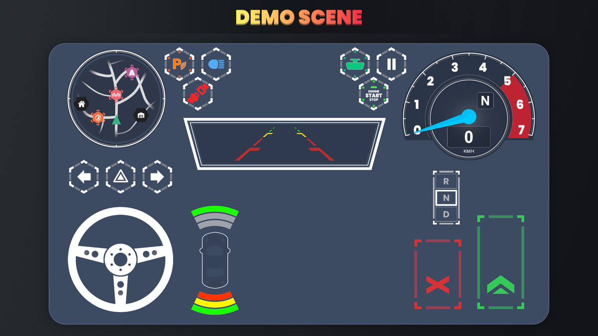 Racing Car UI