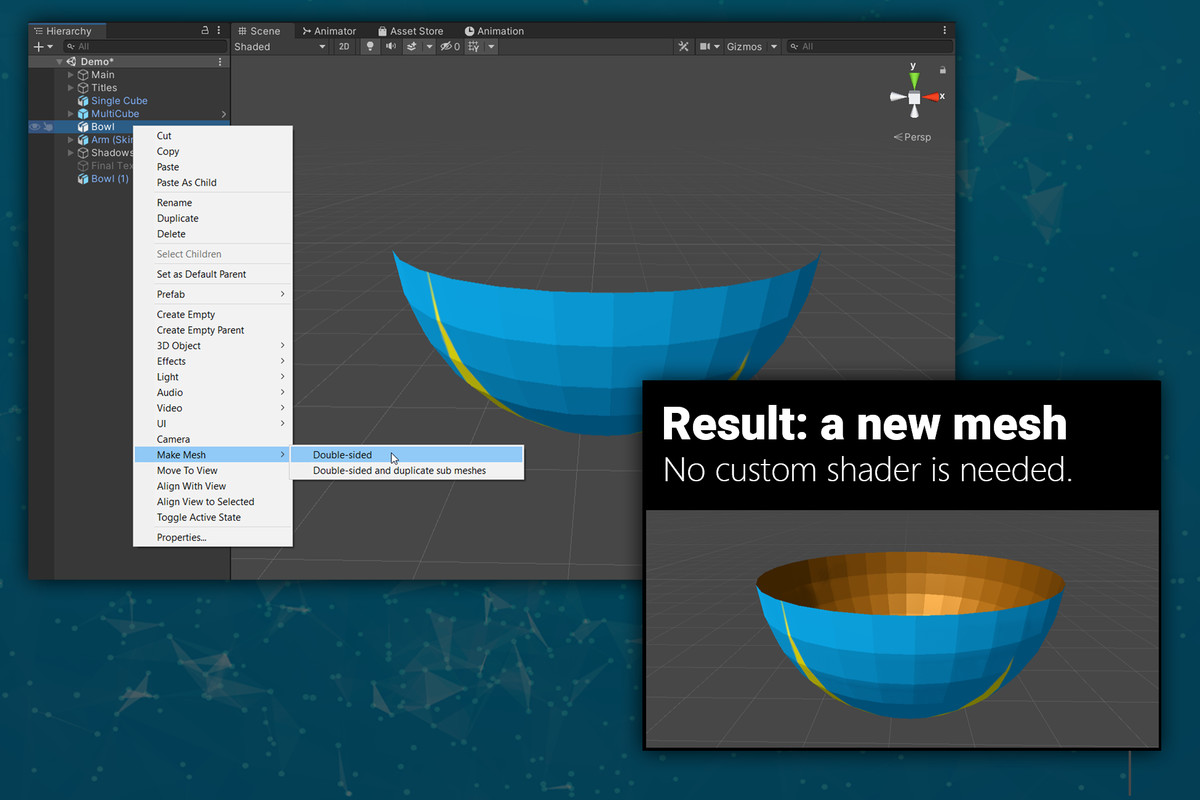 Mesh Tools Bundle 2 - Extract, Double, Paint, Smooth, UV