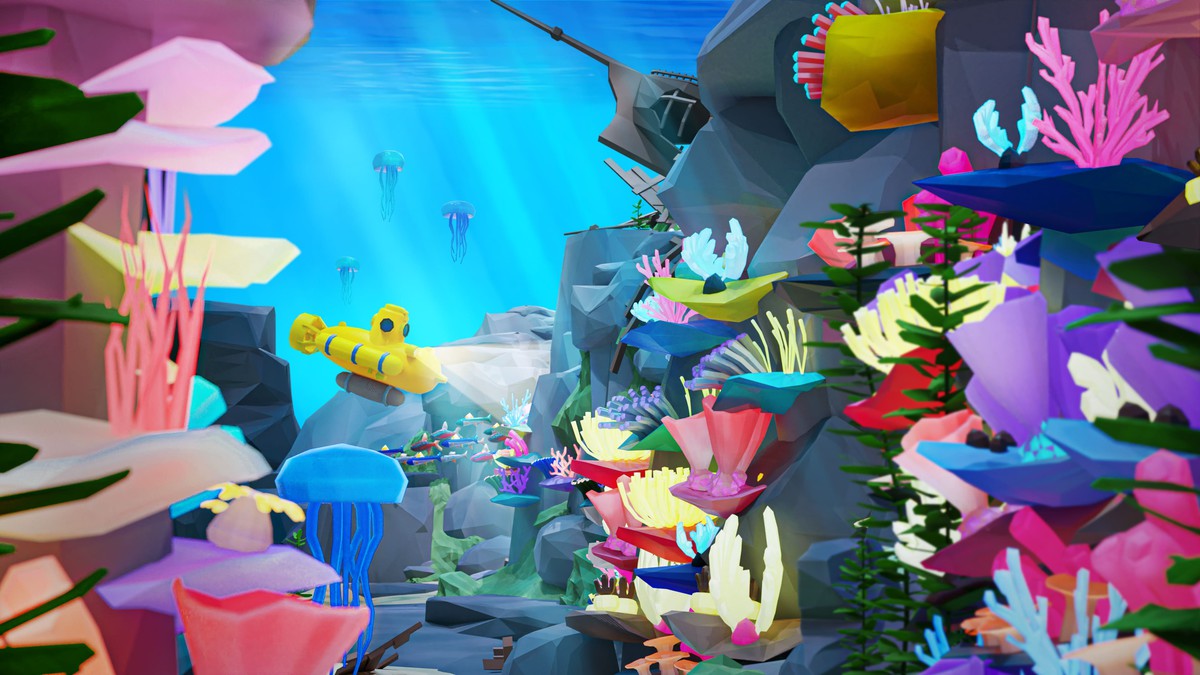 Underwater World - Low Poly 3D Models Pack