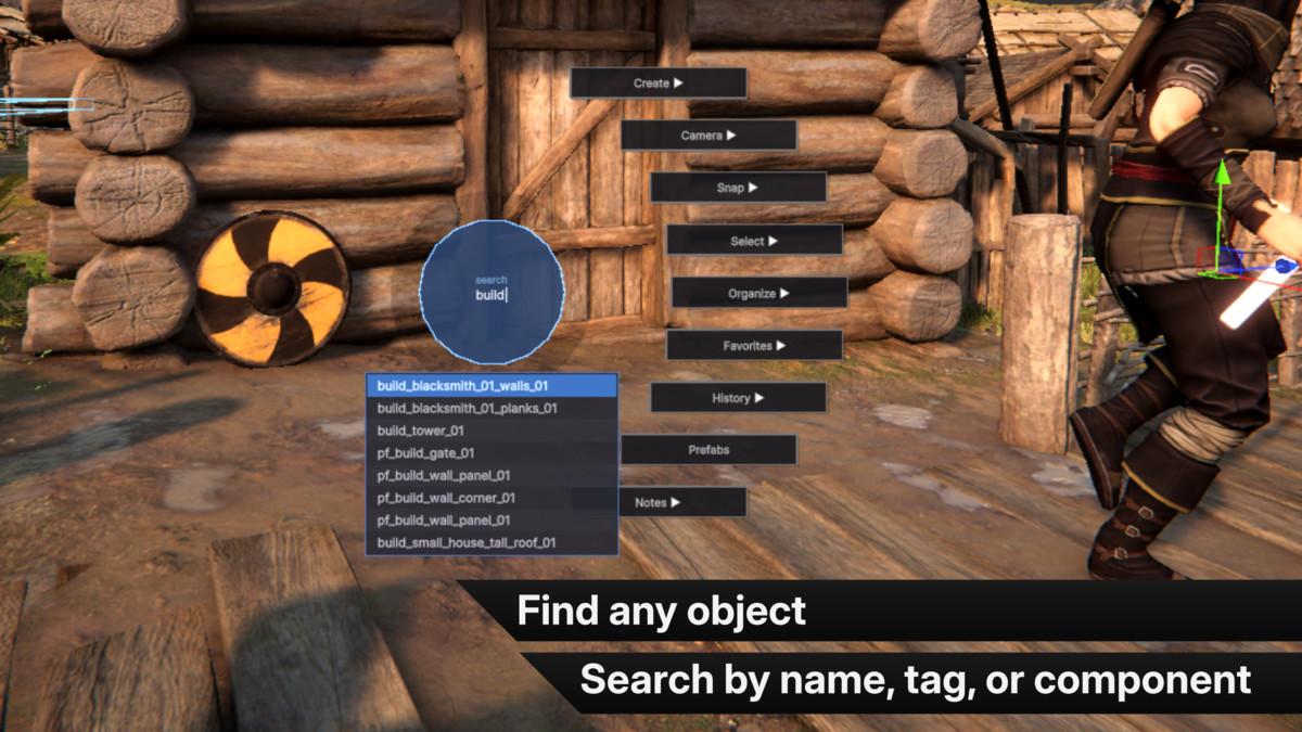 SceneWheel - Radial Tool Menu for Scene View
