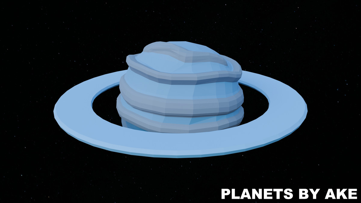 Low Poly Planets by Ake