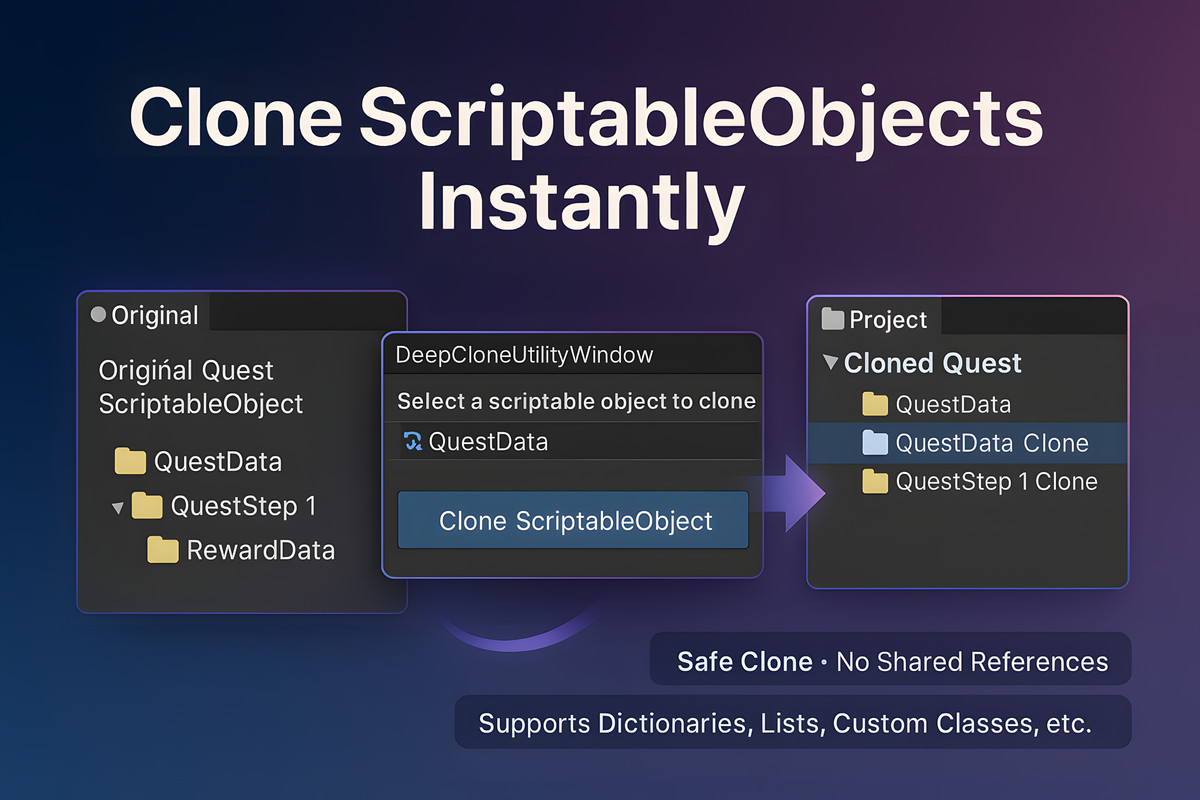 Deep Clone - ScriptableObjects