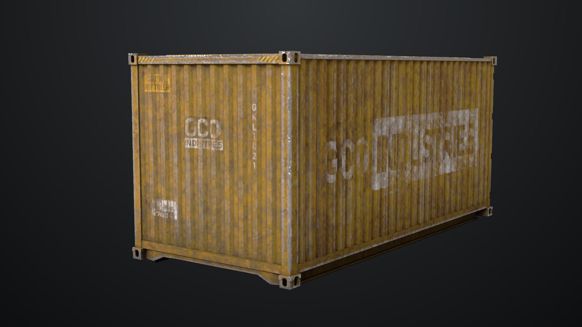 5 Cargo Dusty Container 20ft Single Mat