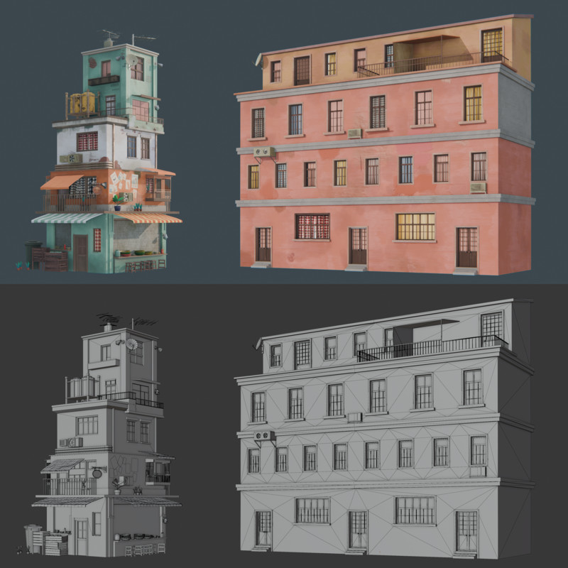 Anime City Street Pack 04