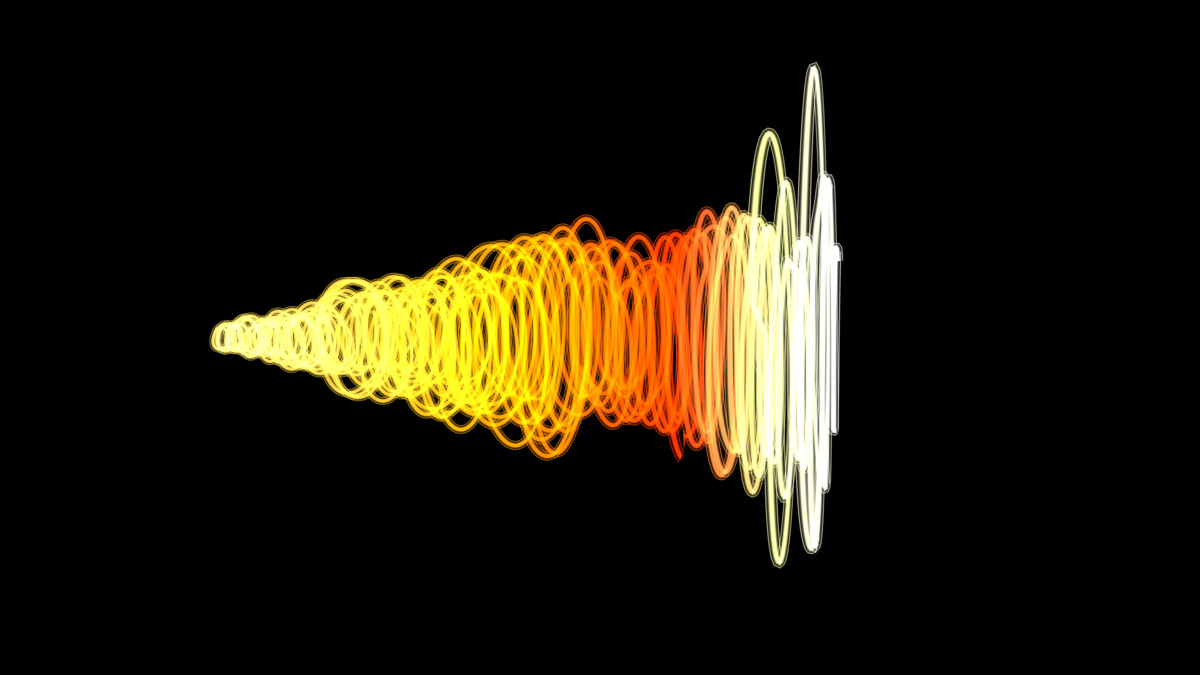 Audio Visualizer Spiral