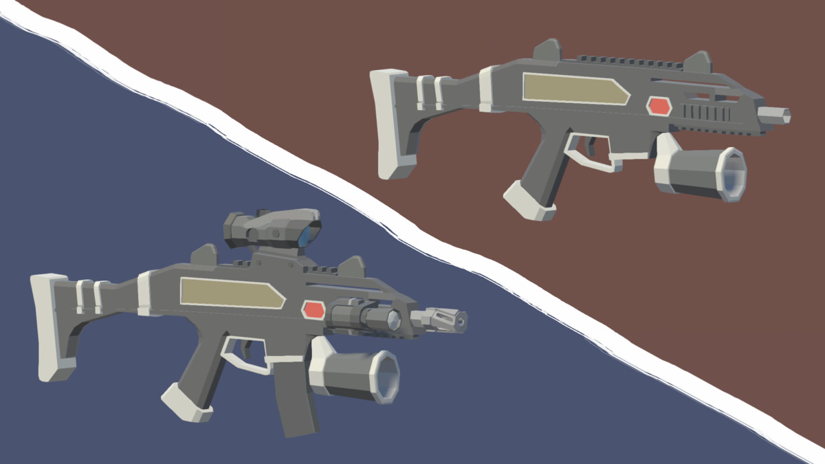 Stylized Fantasy Modular Guns